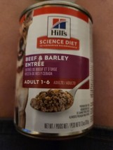 Hill&#39;s Science Diet Wet Dog Food, Adult 1-6, Beef &amp; Barley Entrée, 13 Ou... - $14.75