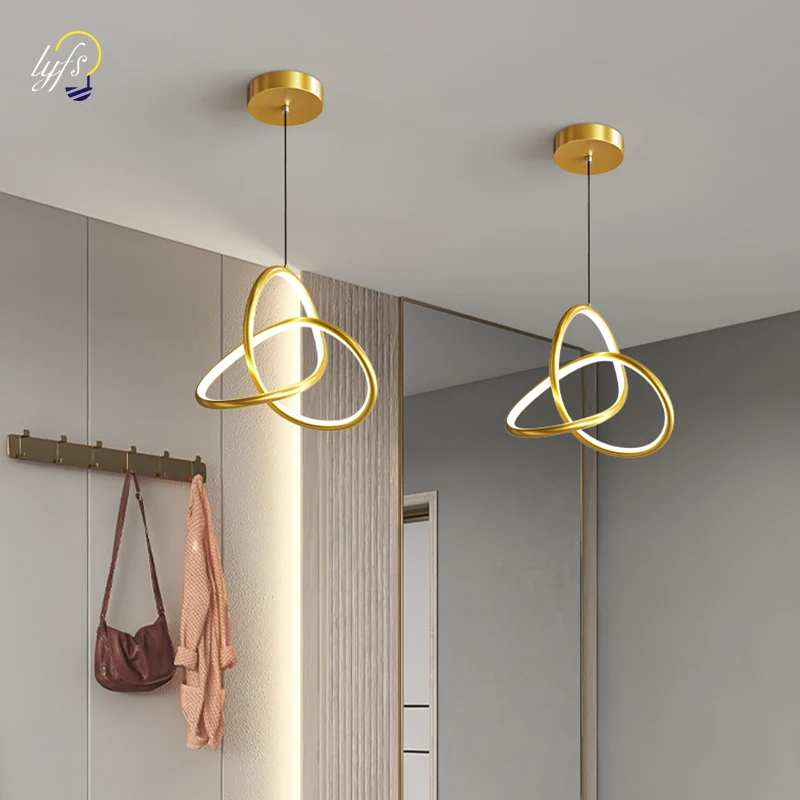 Lustre LED Pendant Lights Hanging Lamps For Ceiling Bedroom Bedside Dining - $27.54+
