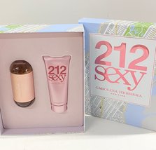 212 Sexy By Carolina Herrera Women 2 Pcs Set - New With Colorful Box - £47.17 GBP