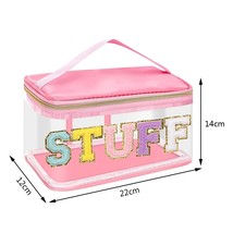 Travel Storage Bags Toiletry Organize Women Waterproof PVC Cosmetic Portable Bag - £50.70 GBP