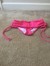 Op Junior Women&#39;s Pink Swim Bikini Bottom Size Medium M - £25.20 GBP
