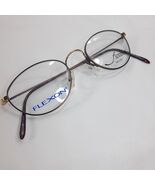 Flexon Eyeglasses Frames Flexibles 330 Burgundy/GEP Gold Oval 48-20-140 ... - $1,061.40 MXN
