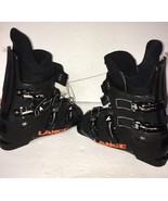 LANGE BUCKLE VINTAGE SKI BOOTS WITH BLACK  LINER SIZE 9M-SHIPS N 24 HOURS - €128,85 EUR