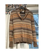 Vintage Susan Bristol Aztec Patterned Button Down Sweater Womens S - $19.66 CAD