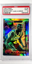 1993 Topps Finest Refractor 136 Shawn Kemp PSA 9 Error Card Only 2 Graded Higher - £291.52 GBP