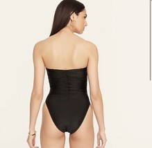 J. Crew Ruched Sweetheart One-Piece Swimsuit - Black - Size 18 - New - £27.40 GBP