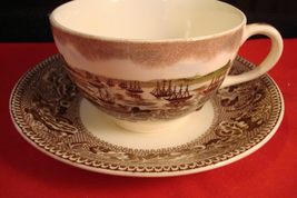 Compatible with Johnson BROS Historical SAN Francisco Cups Saucers RED a... - $21.55+