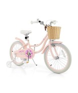 18-Inch Kids Bike with Training Wheels and Adjustable Handlebar Seat-Pin... - $277.04 CAD