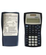Texas Instruments TI-30X IIS Scientific Calculator, 10-Digit LCD, Black - €8,61 EUR