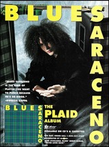 Blues Saraceno 1992 The Plaid Album advertisement 8 x 11 ad print 2B - $4.50