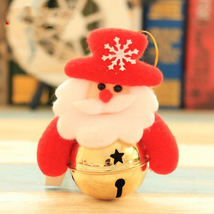 Decorations Christmas Tree Small Pendant Old Man Doll Holding Bell Decoration Su - £5.00 GBP+