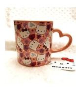 Hello Kitty Valentine Conversation Hearts 18oz Ceramic Mug-NEW - $317.59 MXN