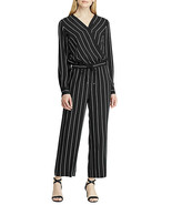 Lauren Ralph Lauren Qubilah Pinstripe Crop Surplice Jumpsuit Size 2 $245 - £15.02 GBP