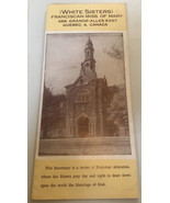 Vintage White Sisters Franciscan Miss Of Mary Brochure Quebec  Canada BRO6 - £8.52 GBP