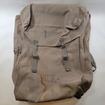 Vintage Military Fold Out Canvas Bag Rucksack Portable Kitchen Office Bag - £54.75 GBP