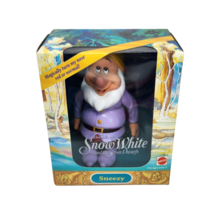 Vintage 1992 Mattel Disney Snow White Seven Dwarfs Sneezy Doll New In Box 10220 - £14.94 GBP