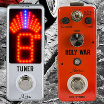 Rowin LEF-305 Holy War Heavy Metal Distortion + Tuner Guitar Effect Pedal New - £31.30 GBP