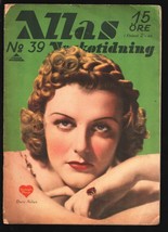 Allas Veckotiding #39 9/26/1937-Movie mag from Finland-pulp fiction stories- ... - £30.04 GBP