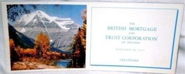 Ink Blotter British Mortgage and Trust Corporation of Ontario Stratford ... - $4.94