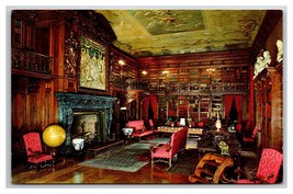 Library Interior Biltmore Estate Asheville North Carolina NC Chrome Postcard Z10 - £2.35 GBP