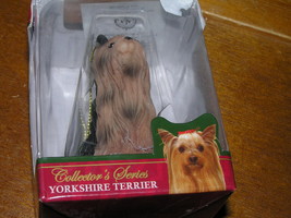 Collector’s Series Limited Edition Yorshire Terrier Puppy Dog Resin Christmas - $7.69