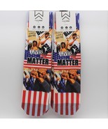 Lot of 2 Pair wigglesteps BLM Black Lives Matter Socks Organic Cotton/Dr... - $336.12 MXN