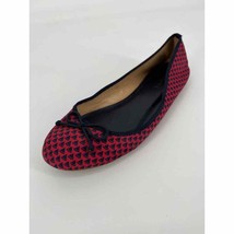 Talbots Ballet Flats Slip On Shoes Sz 7M Red Blue Printed - £15.66 GBP