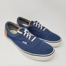 VAN’S Mens Size 12 Blue Skater Shoes Low Top Canvas Casual Sneakers TC6D - $27.87