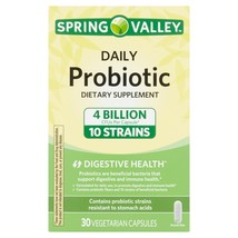 Spring Valley Daily Probiotic Vegetarian Capsules, 30 count..+ - $25.73