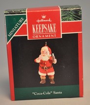 Hallmark - Coca-Cola Santa - Miniature Ornament - £9.48 GBP