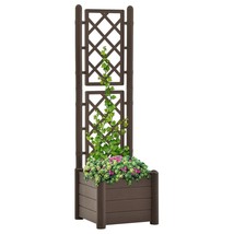  Garden Planter Mocha Polypropylene Large Planters - $3,211.42 MXN
