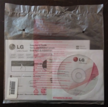 LG LED LCD Monitor Owner&#39;s Manual/Driver File Disc Packet E2241V E2341V ... - £27.36 GBP