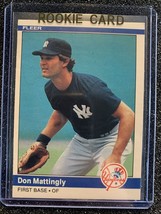 1984 Fleer #131 Don Mattingly RC Yankees Rookie - $25.17