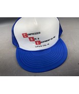 Vintage Compressed Air Equipment SnapBack Trucker Hat Cap Laporte City I... - $18.13