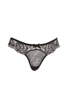 L&#39;agent By Agent Provocateur Womens Briefs Elegant Floral Black Size L - £33.82 GBP