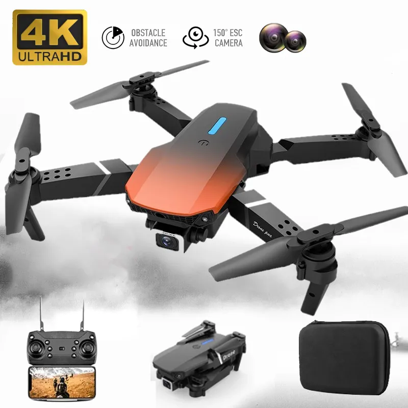 New E88 E525 RC Drone 4K Professinal With 1080P Wide Angle HD Camera Foldable RC - £24.81 GBP+