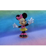 Disney Mattel 2012 Pink Yellow Outfit Minnie Mouse PVC Figure or Cake To... - £1.98 GBP