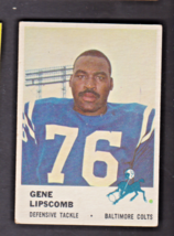 1961 Fleer #38 Gene Lipscomb Colts NM- - $11.25