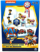 New Paw Patrol the Movie Nickelodean Memory Match Game 72 Cards Educational - £8.00 GBP