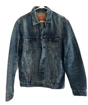 Levi&#39;s Classic Blue Denim Trucker Jacket | 70589 | Size: Large Blue Nice... - $52.25