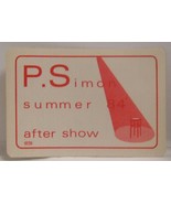 PAUL SIMON - VINTAGE ORIGINAL CONCERT TOUR CLOTH BACKSTAGE PASS  **LAST ... - $13.59 CAD