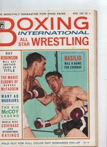 April 1965 Boxing International Magazine Sugar Ray Robinson Carmen Basilio - £15.78 GBP