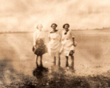 RPPC Women Wading in Lake Skirts Pulled Up 1910 Postcard L17 - $9.76