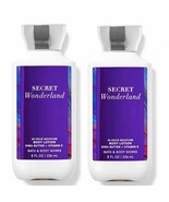 Bath &amp; Body Works Secret Wonderland 24 Hour Moisture Body Lotion x 2 NEW - $30.00