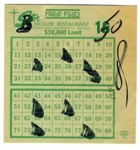 Star Broiler Keno Ticket Winnemuca Nevada - $13.86