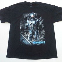 ROBOCOP 2 Officially Licensed MEN SMALL BLACK TEE NEW - $10.67