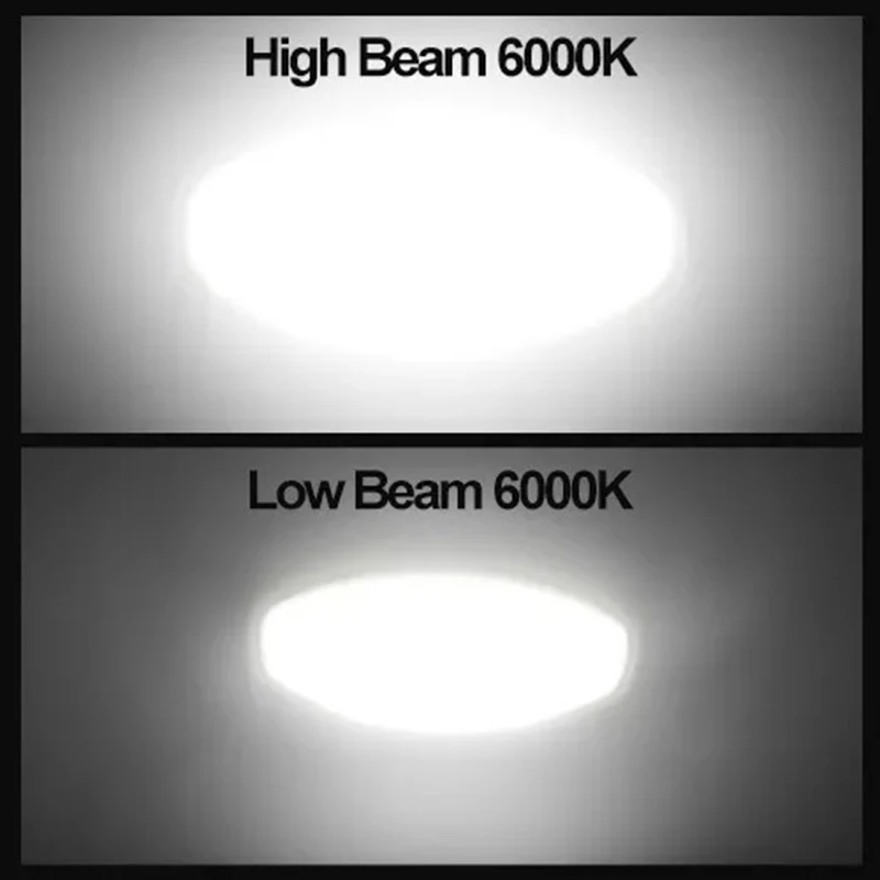 10000Lm H4 LED Moto H6 BA20D LED Motorcycle Headlight Bulbs CSP Lens White Yello - £105.82 GBP