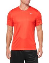 Reebok Tech Tee Dynamic Red Orange Size X-Large Men&#39;s Short Sleeve Moist... - €17,06 EUR