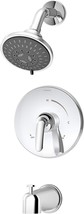 Elm Single Handle 5-Spray Tub And Shower Faucet Trim, Symmons 5502-1.5-Trm, - $123.98