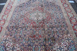 6&#39;7 x 9&#39;7 Superb Geometric Vintage Handmade Wool Area Rug Oriental Carpet 7 x 10 - £1,388.56 GBP